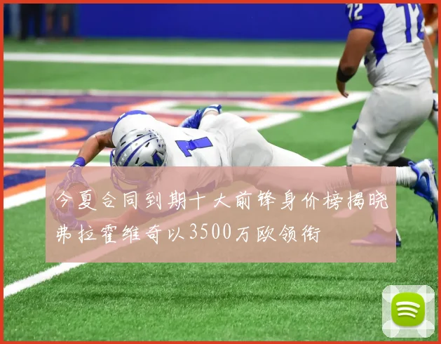 今夏合同到期十大前锋身价榜揭晓弗拉霍维奇以3500万欧领衔