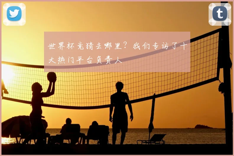 世界杯竞猜去哪里？我们专访了十大热门平台负责人