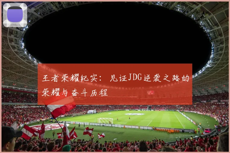 王者荣耀纪实:见证JDG逆袭之路的荣耀与奋斗历程